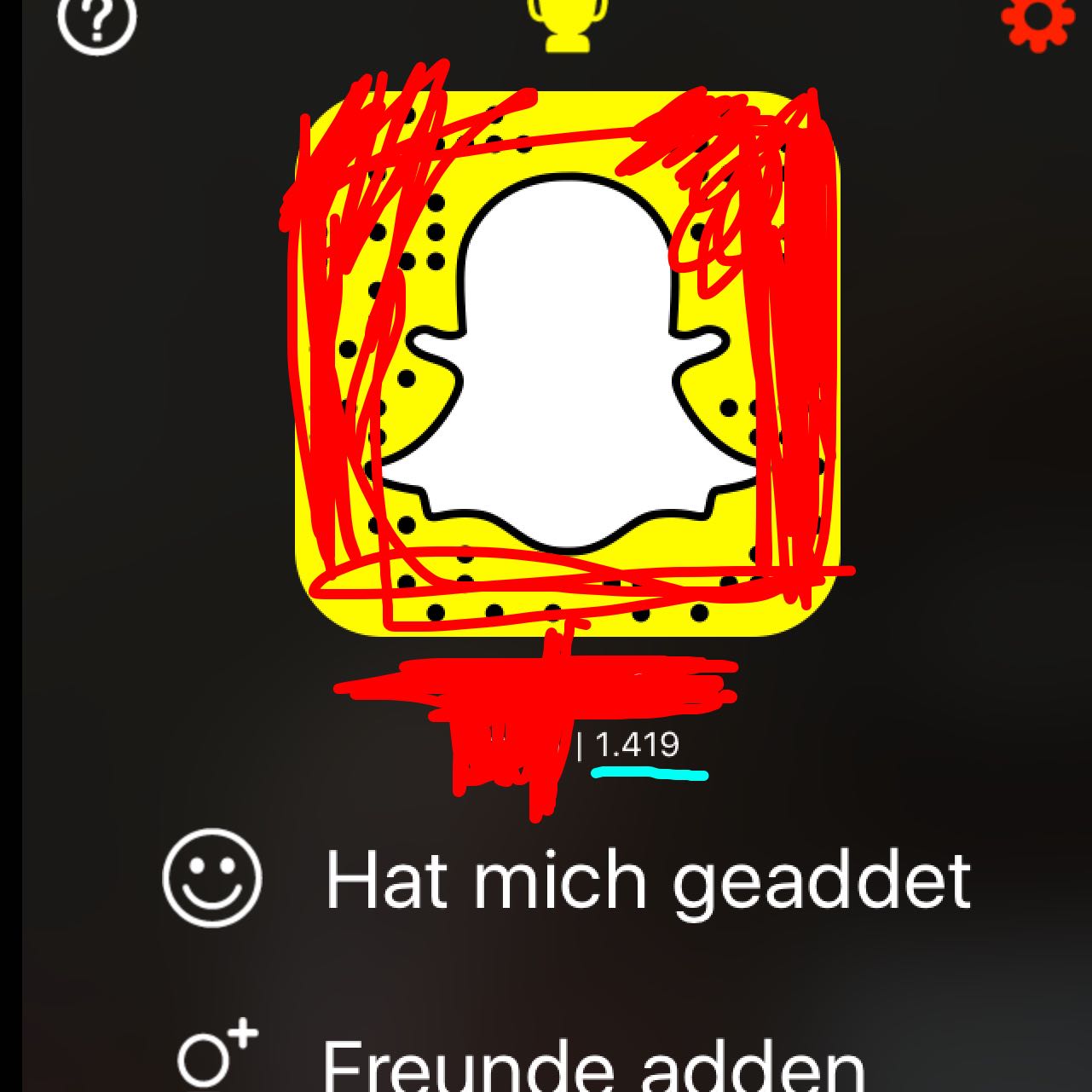 Hey Fur Leute Die Sich Mit Snapchat Auskennen Was Bedeutet Diese Zahl Neben Meinem Namen Unter Dem Snapchat Logo Im Bild Blau Unterstrichen Zahlen