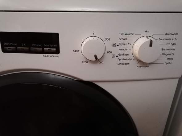 Hey könnt ihr mir helfen wie meine Waschmaschine angeht?