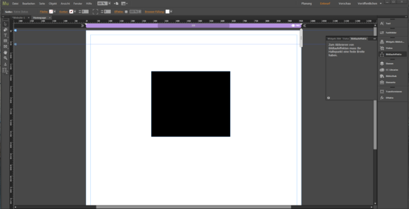 Links oben sieht man das was ich meine - (Adobe, Adobe-Muse, Parallax Scrolling)