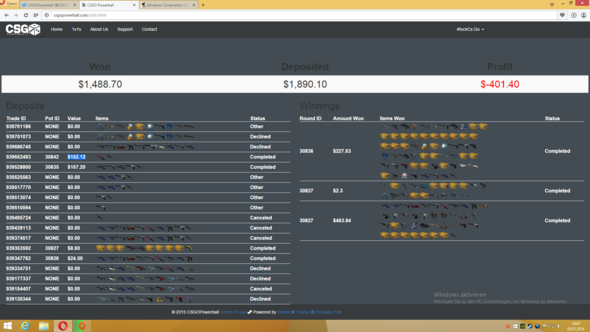 Hier sied man noch mal den Bet - (Games, Counter-Strike, Casino)