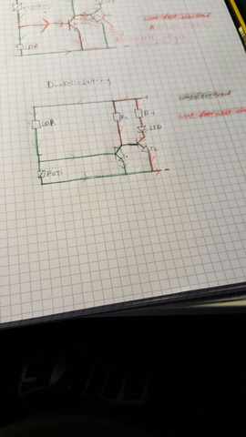 Dunkelschaltung - (Technik, Elektronik, Technische Zeichnung)