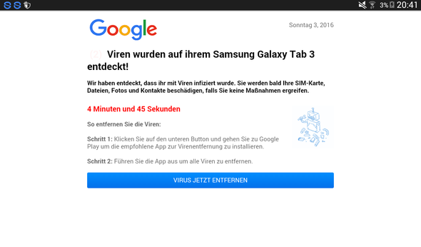 Hier noch Screenshots - (Handy, Samsung, Android)