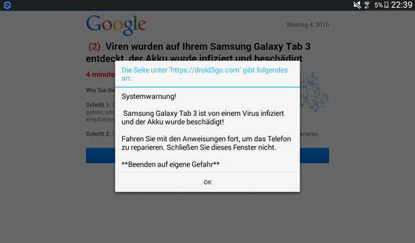Hier noch Screenshots - (Handy, Samsung, Android)