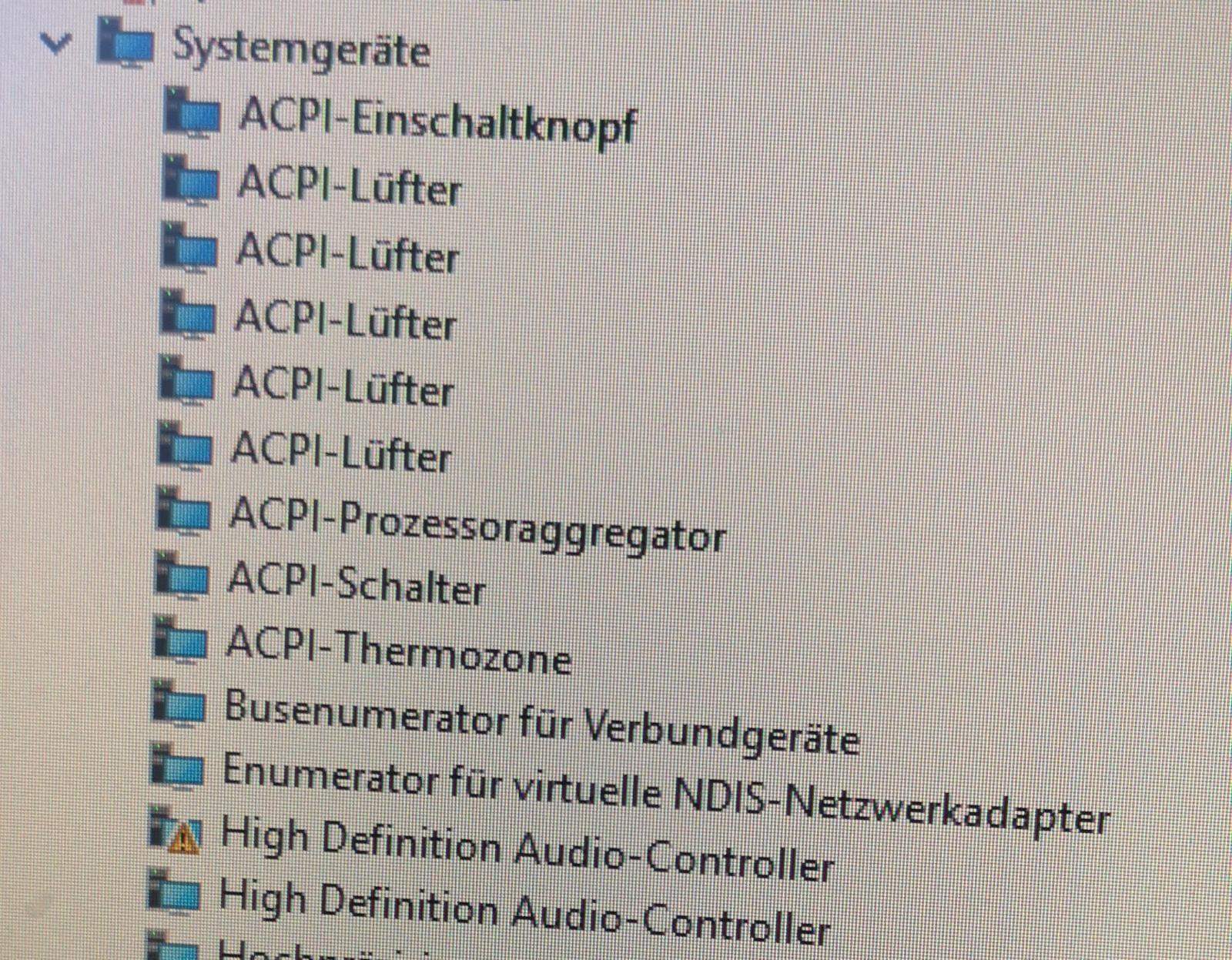 High Definition Audio Controller Gelbes Dreieck Computer Technik PC High definition audio controller gelbes dreieck computer technik pc