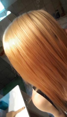 Hilfe Haare Orangestich Blond