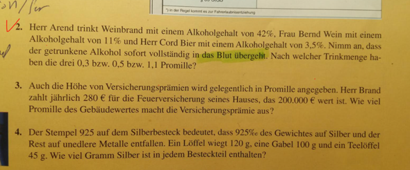 Hilfe Bei Der Bedeutung Mathe Text