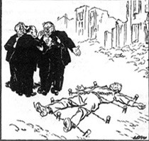 Cartoon 1 - (Schule, Geschichte, Weltkrieg)