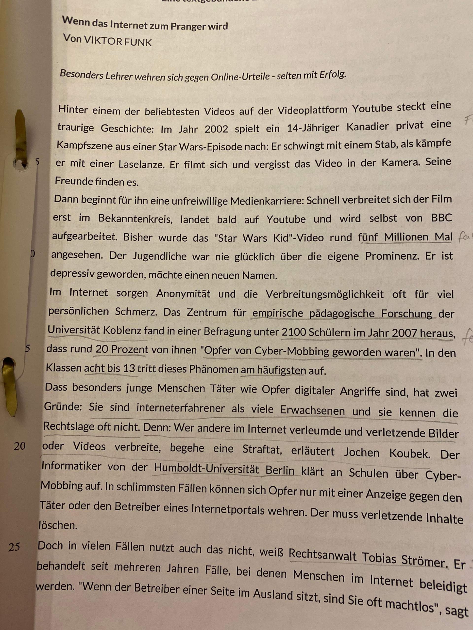 Hilfe bei der eine Textgebundene erörterung? (Schule, Internet, Deutsch)