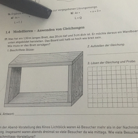Das ist die Aufgabe - (Mathe, Mathematik)