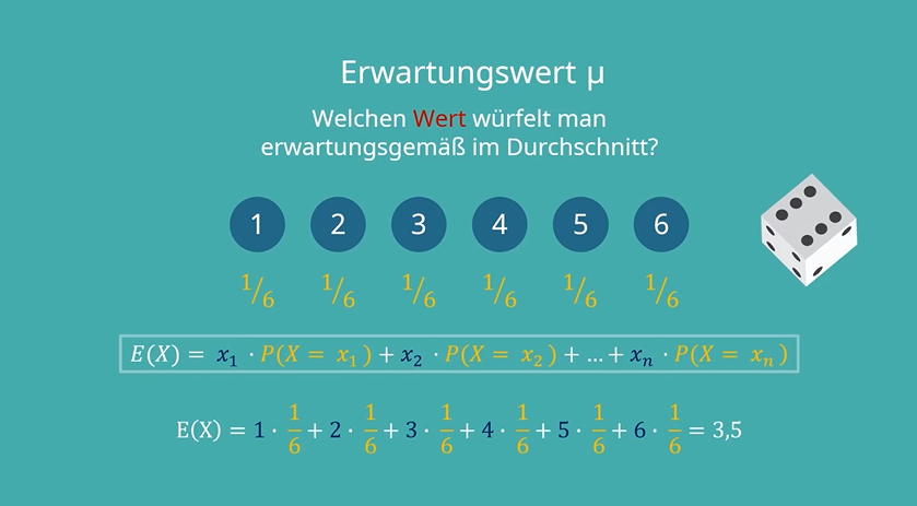 Was Ist Der Erwartungswert Hilfe bei Erwartungswert? (Schule, Gymnasium, rechnen)