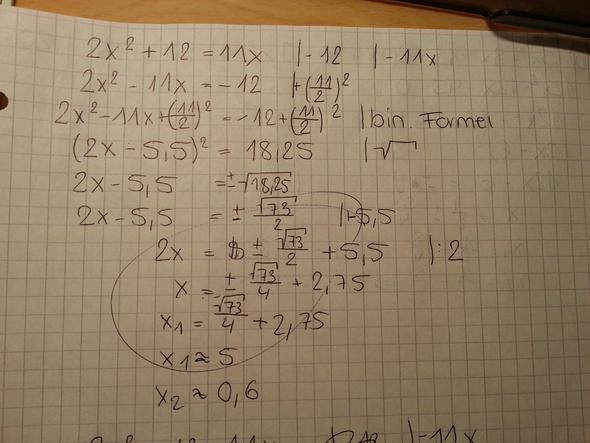 Mathe Aufgabe - (Mathematik, Gleichungen)