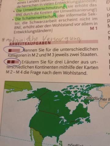 - (Schule, Hausaufgaben, Geografie)