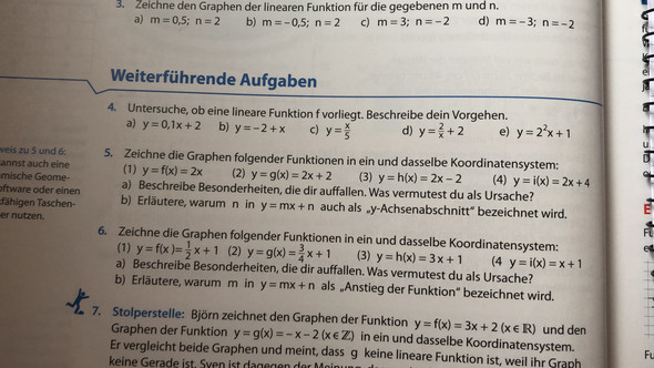 Hilfe Bei Mathe Aufgabe Lineare Funktionen Schule Mathematik Lineare Funktion