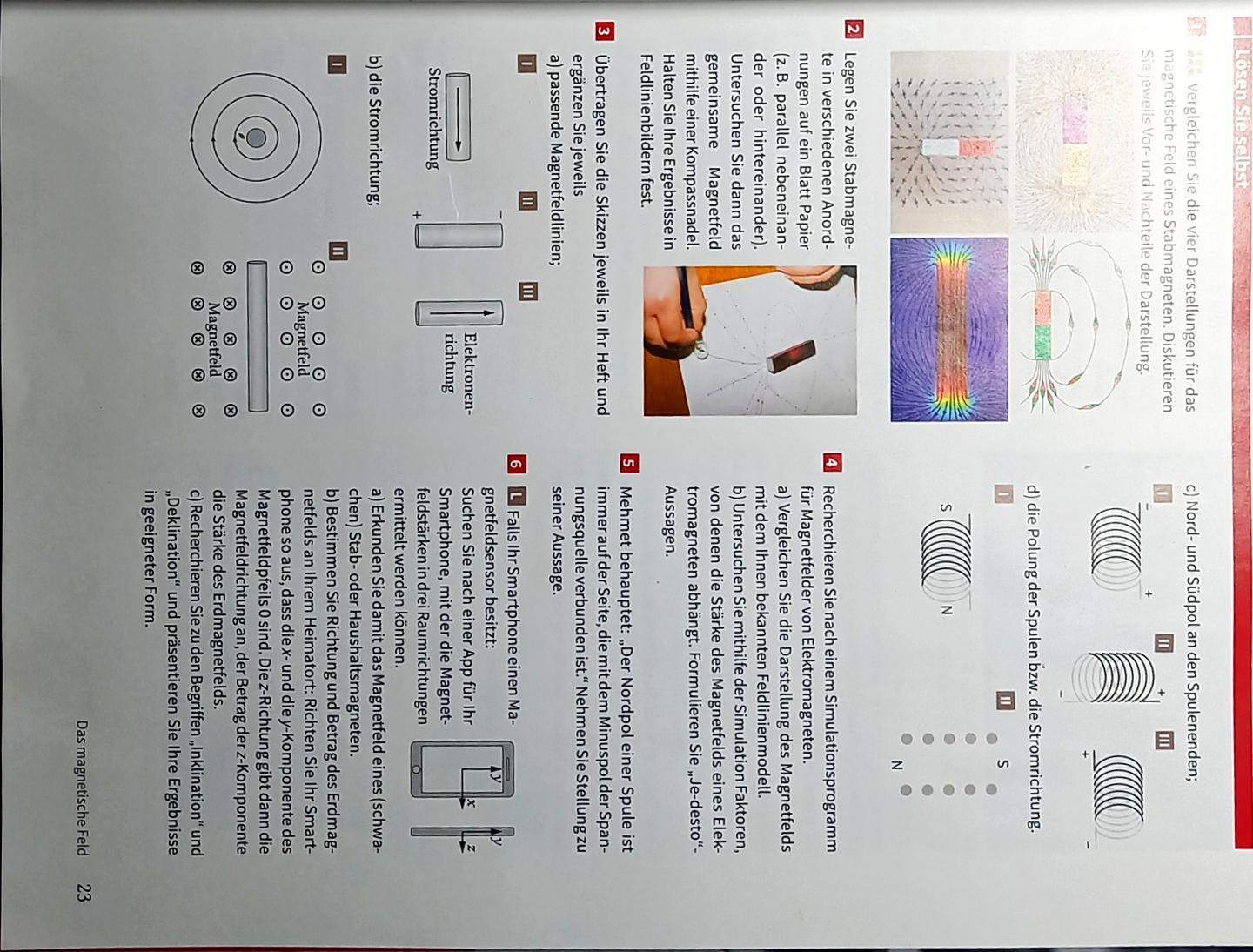 Hilfe Bei Phyik? (Magnetfeld, Feldlinien)