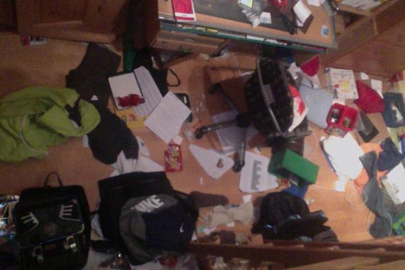 Das ist mein Zimmerboden - (Freizeit, aufräumen, messi)