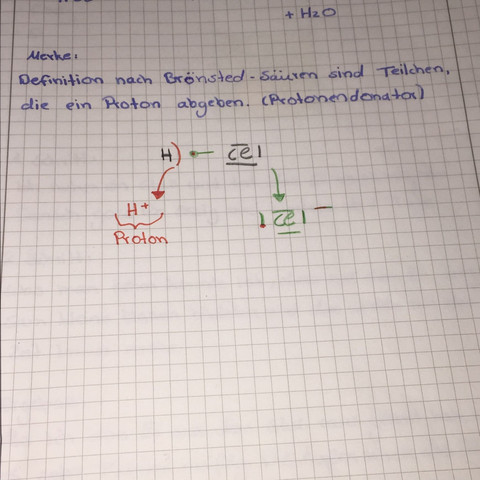 Sie hat das aufgeschrieben gehabt - (Chemie)