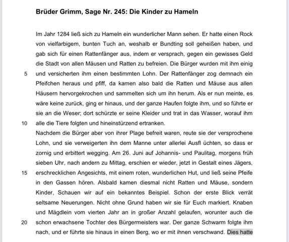 Kann mir bitte jemand helfen? Deutschunterricht?