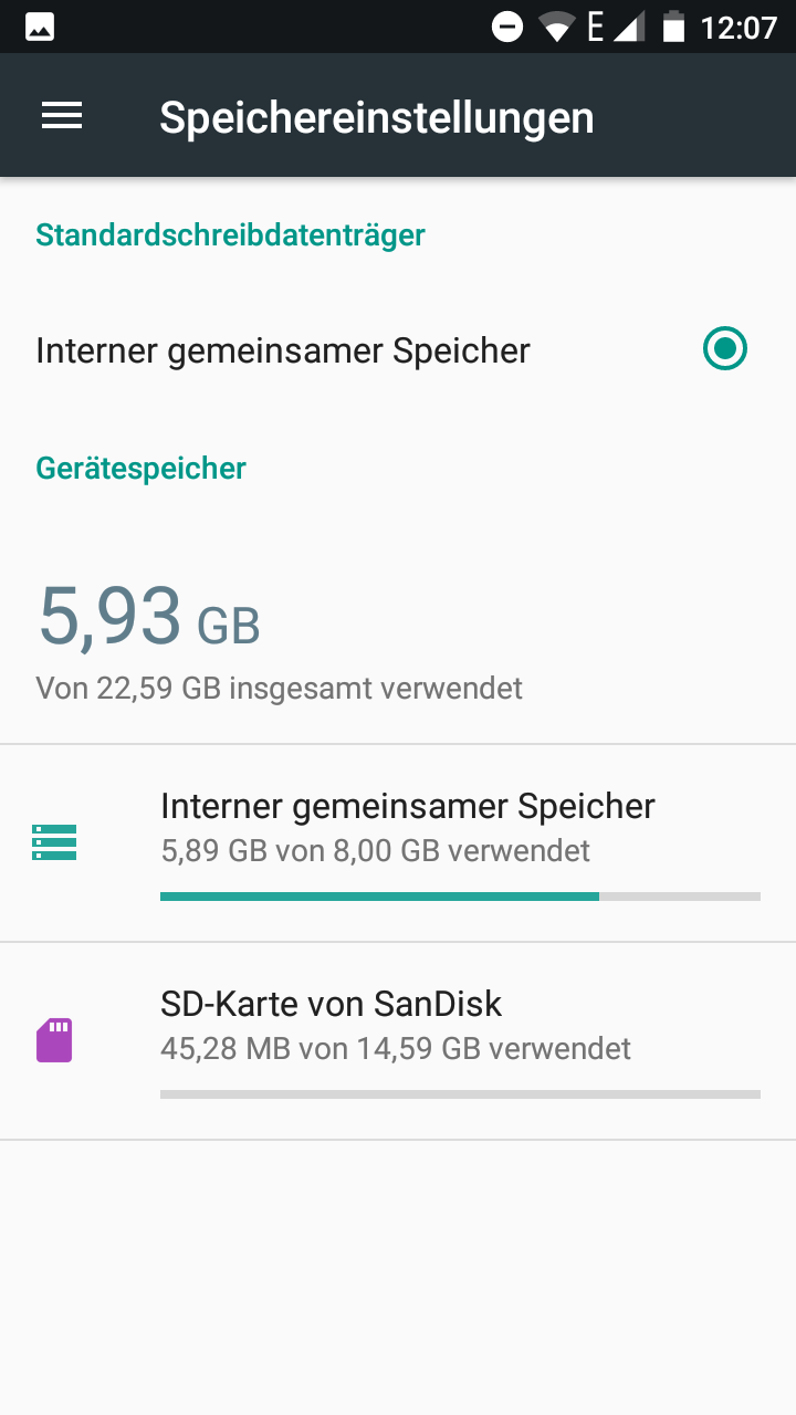 Hilfe Gemeinsamer Interner Speicher Android 7 Sd Karte Nougat