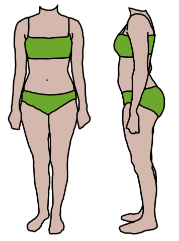 Figur - (Körper, Figur, Rücken)