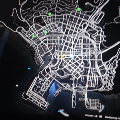 Hilfe ich sehe nichts auf der GTA V map (Ps4)? (Spiele)
