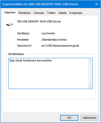 Hilfe Mein Usb Stick Von Intenso Wird Nicht Richtig Erkannt Was Tun Computer Pc Windows