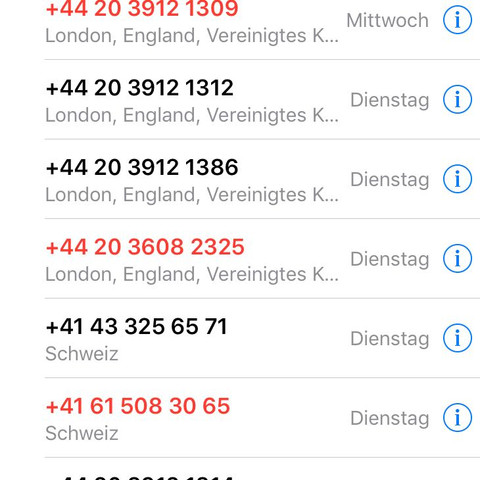 Zurückrufen unterdrückte nummer +491782912685