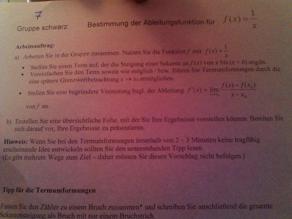 1. - (Schule, Arbeit, Mathe)