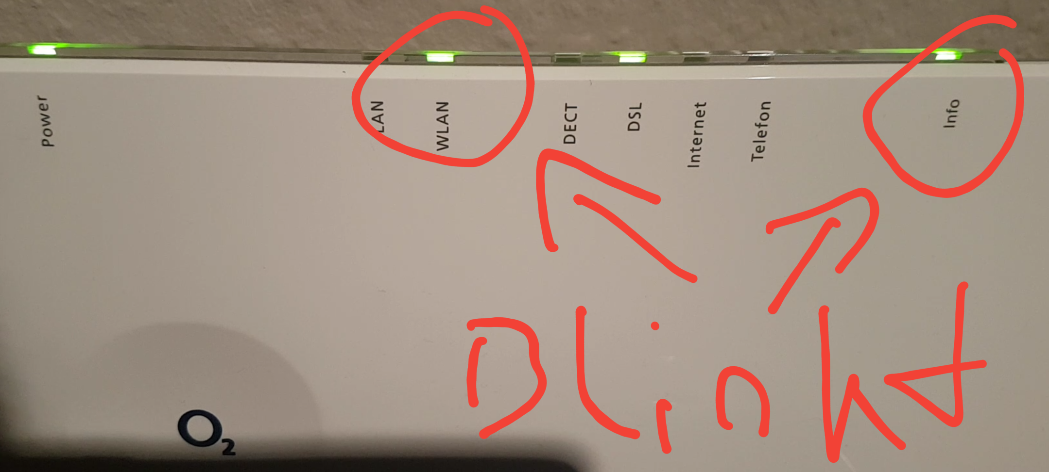Hilfe Warum Blinkt Meine O2 Homebox So Komisch Und Warum Habe Ich Kein Internet Und Telefon Router