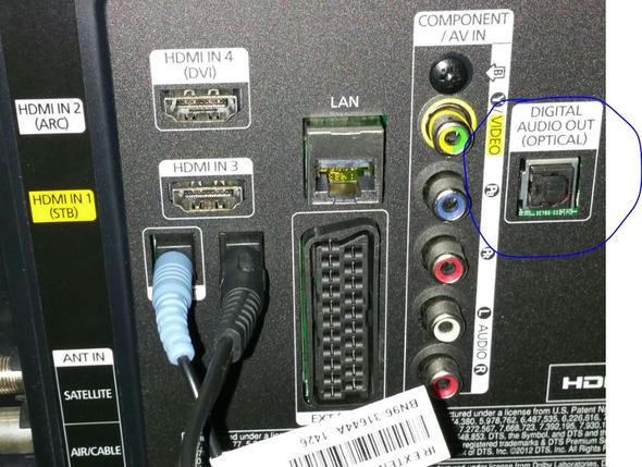 Wie Schließe Ich Eine 5.1 Anlage An Den Fernseher An Hilfe zu 5.1 Anlage über optical digital audio out und optical digital