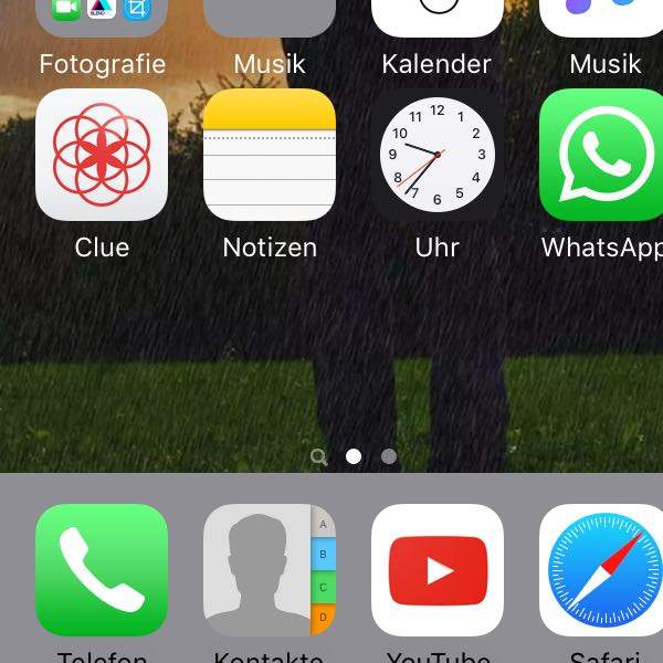 Wie bekomme ich den grauen Balken bei Iphone 5s weg? (Technik, Handy ...
