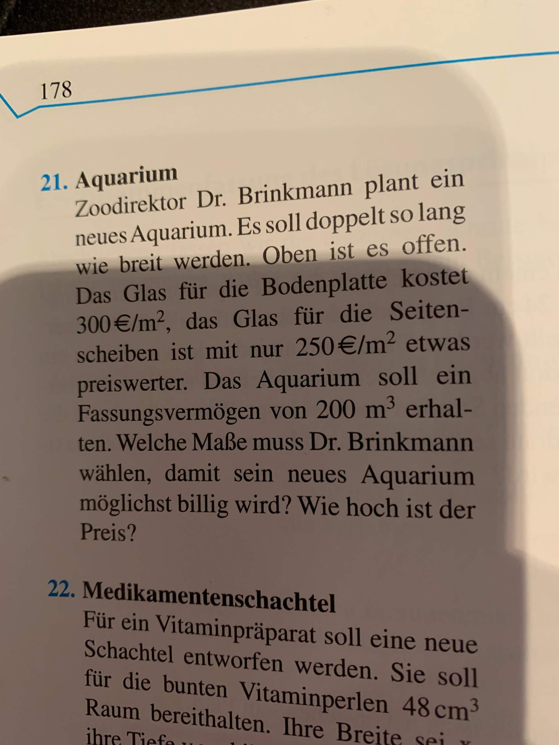 Hinreichendes Kriterium fehlt? (Schule, Mathematik)