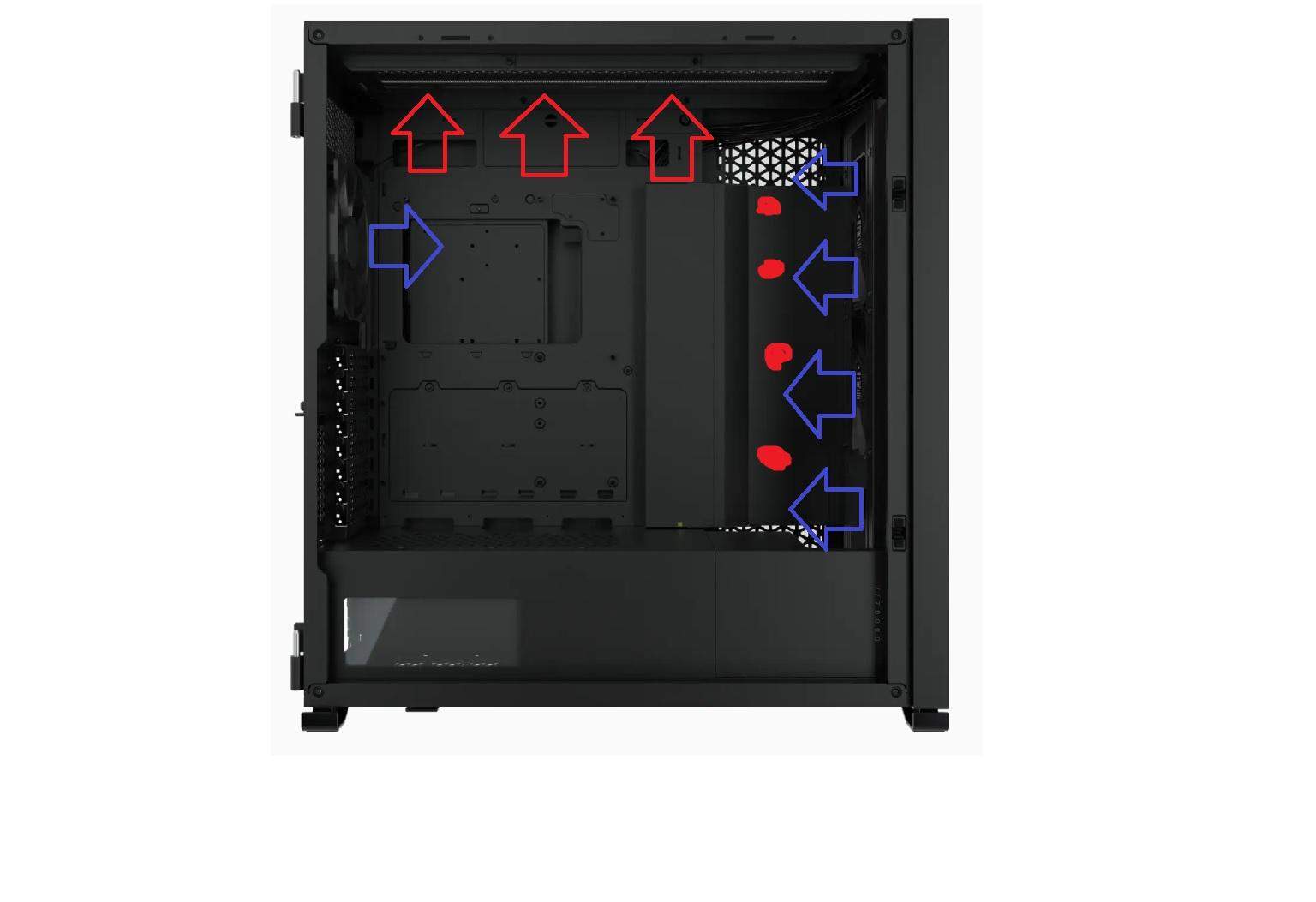 Marvo FN10RD PC Gehäuselüfter 120mm - Mit 15 Roten LEDs, Anti-Vibration & Leise | Optimale Kühlung Für Gaming-PCs