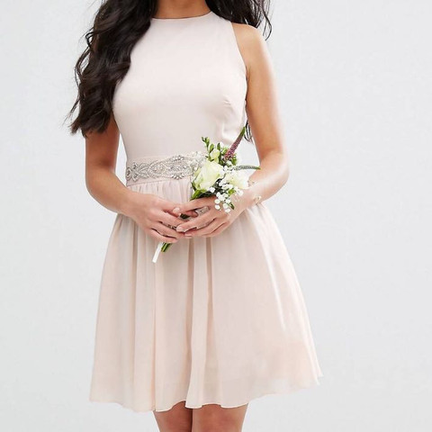 Hochzeitsgast Rosa Kleid Madchen Hochzeit