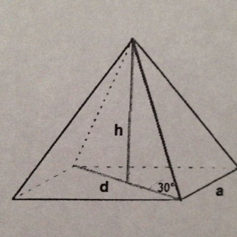 Dies ist die Pyramide  - (Mathematik, Pyramide)