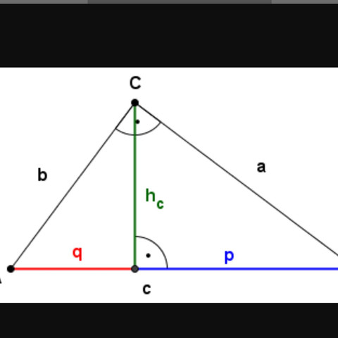 Höhe im rechtwinkligen Dreieck mit sin bestimmen? (Mathe ...