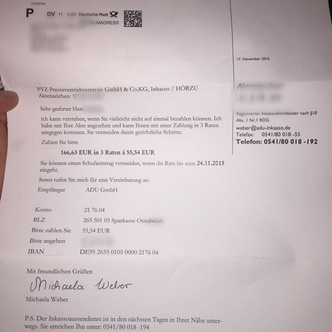 Hörzu abofalle Hörzu abofalle