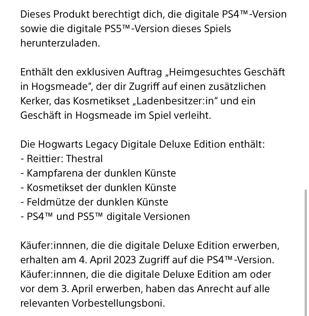 Hogwarts Legacy für PS4 kaufen