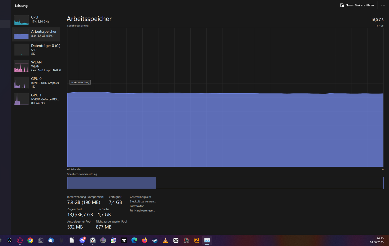 Hohe ram auslastung? (Gaming PC, Arbeitsspeicher)