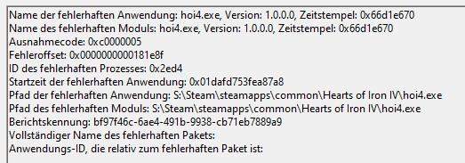 Hoi4 (City Skylines) stürzt ohne Fehlermeldung ab? (PC, Steam, Cities