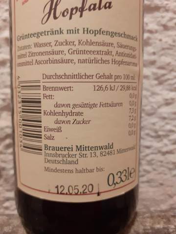 Hopfenlimonade Biergeschmack Kinder