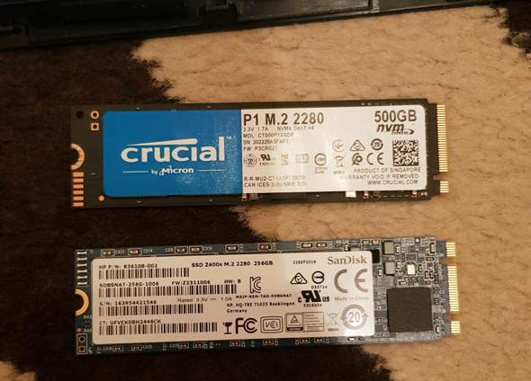 Hp 5 G G5 Neue Ssd Wird Nicht Erkannt Computer Pc Technik