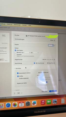 HP Drucker druckt nicht bei Macbook?