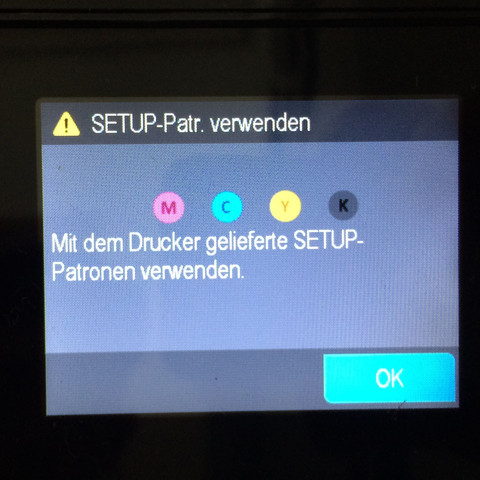 Fehlermeldung  - (Drucker, Patronen, HP 8620)