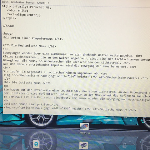 mein Quelltext - (Computer, Schule, Internet)