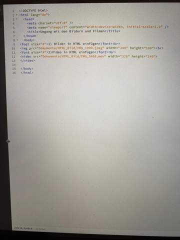 HTML Bild/Video einfügen? (Computer, Technik, Technologie)