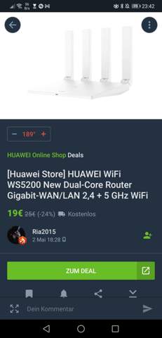 Huawei Router anschließen?