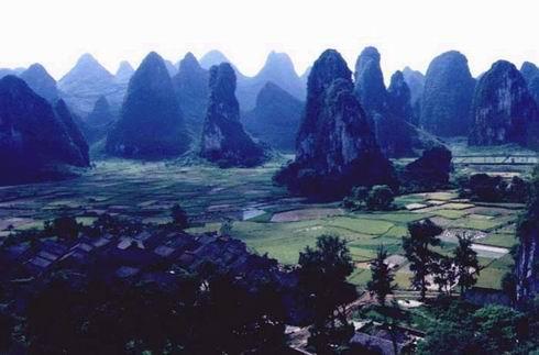 Landschaft von Guilin - (Natur, China, Asien)