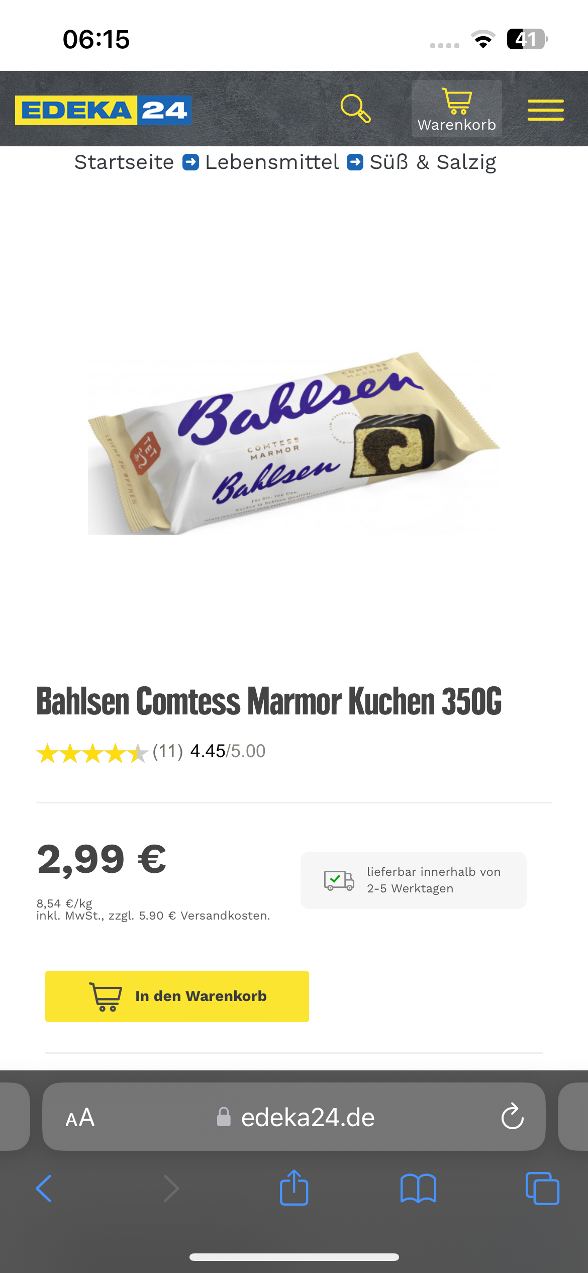 Hund hat halben Marmor Kuchen von Bahlsen gefressen? (Gesundheit