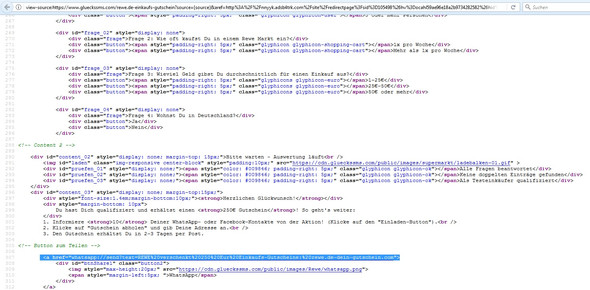 Quellcode; inkl. url - (programmieren, Java, HTML)
