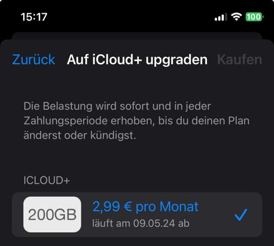 I cloud + gekündigt? (Apple, iPhone, iTunes)